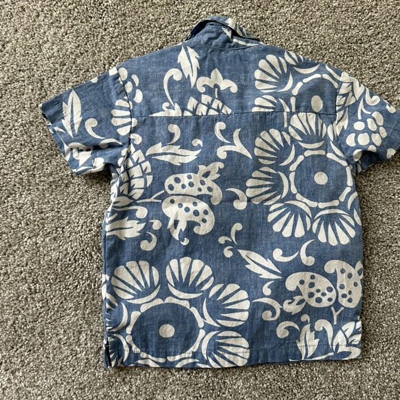 NEVER WORN AUTHENIC ORIGINAL ALOHA SHIRT COLOR NAVY 2T. - Picture 2 of 2